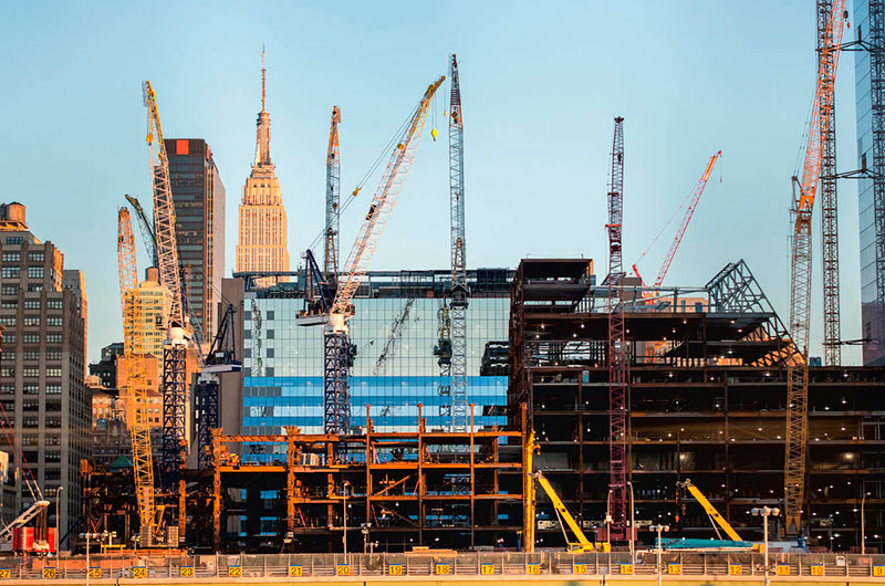 Structural framework of a new home construction project in Gauteng.