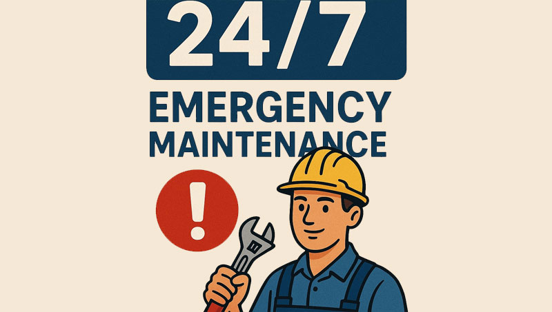 Emergency repair van ready for a 24/7 call-out